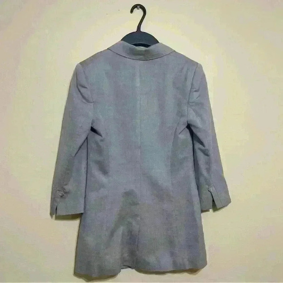 Ted Baker London Working Title Tailored Jacket Blazer Light Gray size 0 Wool - Picture 3 of 16